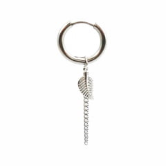 BRINCO ARGOLA E FOLHA INOX BRINCO ARGOLA E FOLHA INOX