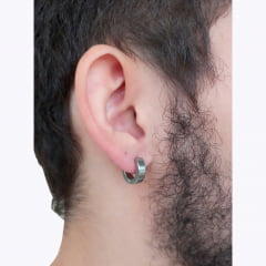 BRINCO ARGOLA PRATA 4 mm (PAR) BRINCO ARGOLA PRATA 4 mm (PAR)